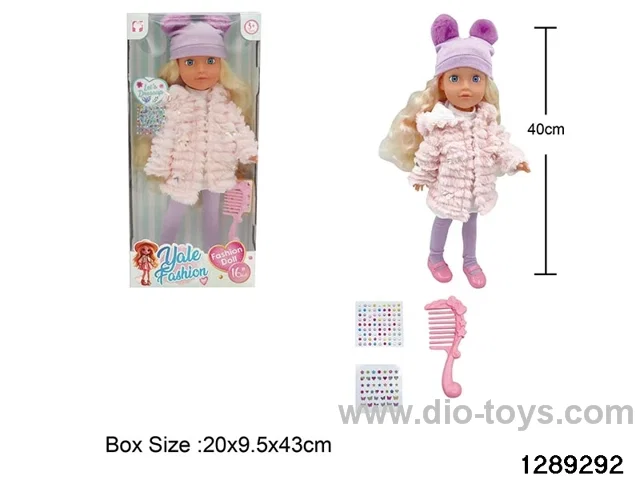 16inch doll in window box
