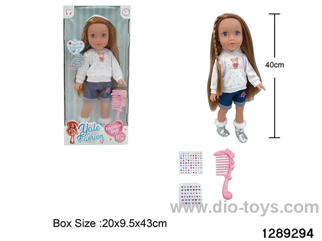16inch doll in window box