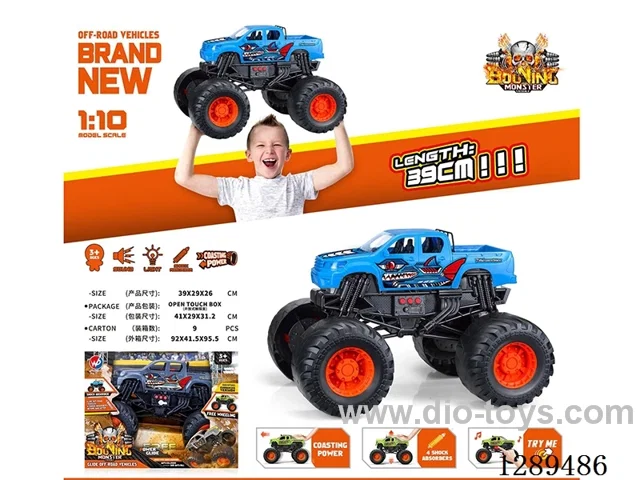 1:10 Hot Wheels Free Wheel Pickup Car [with Lights and Music]included battery