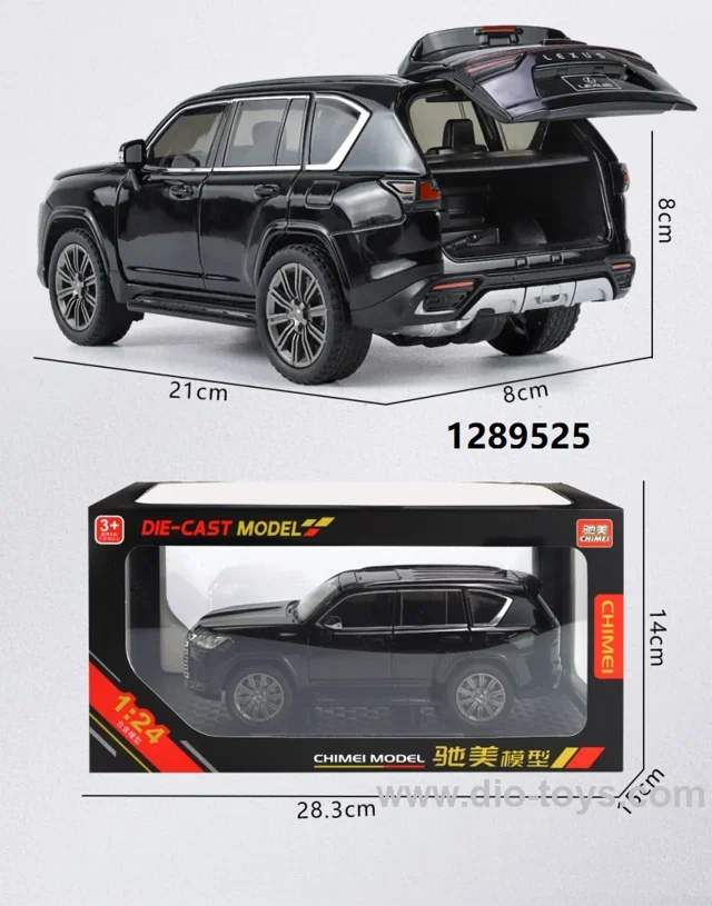 1:24 LX600 Alloy Car Model in window box
