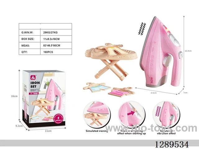 Electric Iron Set (Vibration, Lights; 2 AA batteries not included)
