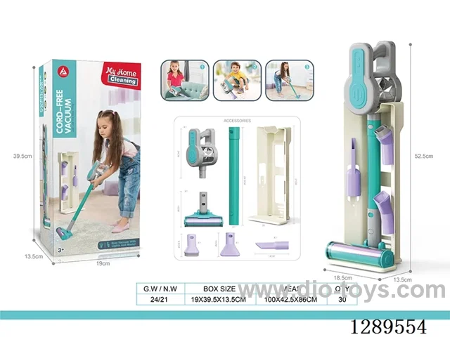 Vacuum Cleaner Set with Base (Electric; 2 AA batteries not included)