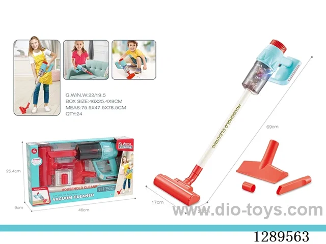 Vacuum Cleaner (with dust collection; electric; with lights, no music; 5 AA batteries not included)