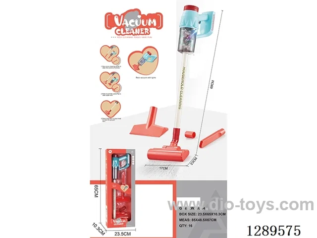 Single Vacuum Cleaner (Motorized - with lights, no music - vacuums; 5 AA batteries not included)