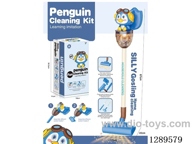 Penguin Vacuum Cleaner (Electric - no lights or music - vacuuming; 5 AA batteries not included)