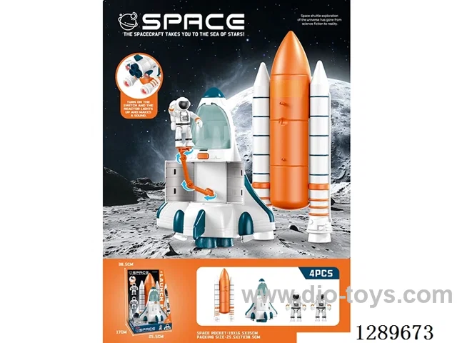 Space Plane Launch Pad - Lights and Sound Effects - not included battery