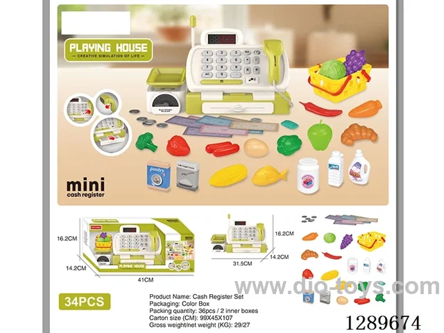 Cash Register - Lights and Sound Effects - not included battery