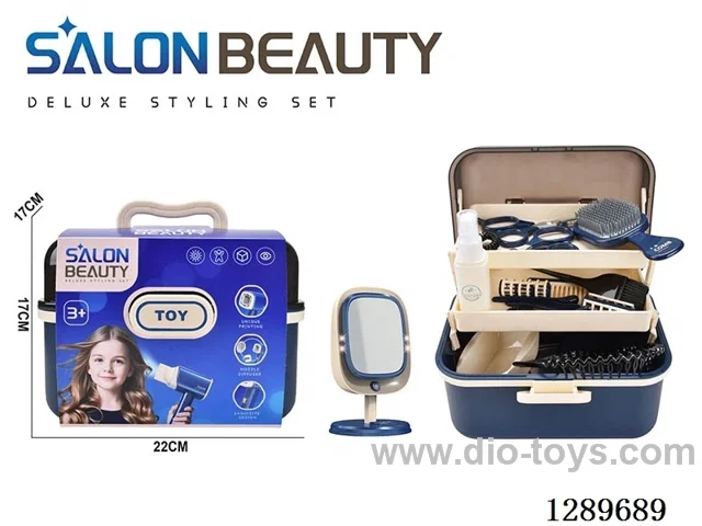 Hair Styling Set (19-PCS Set with Makeup Mirror)