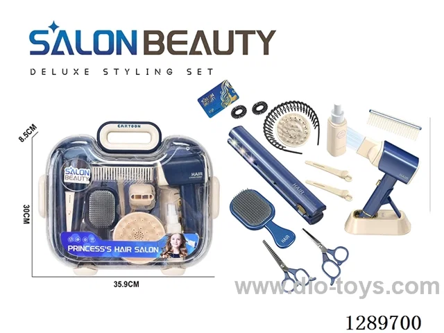 Hair Styling Set (Hair Dryer, Straightener, 18-PCS)