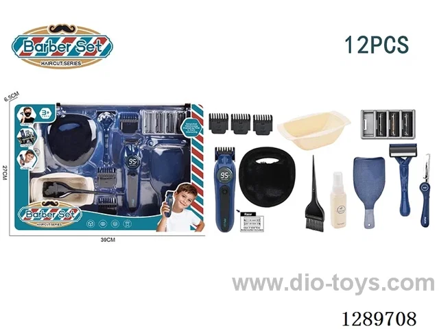 Hair Styling Set (Hair Clipper and Electric Razor, 12-PCS)