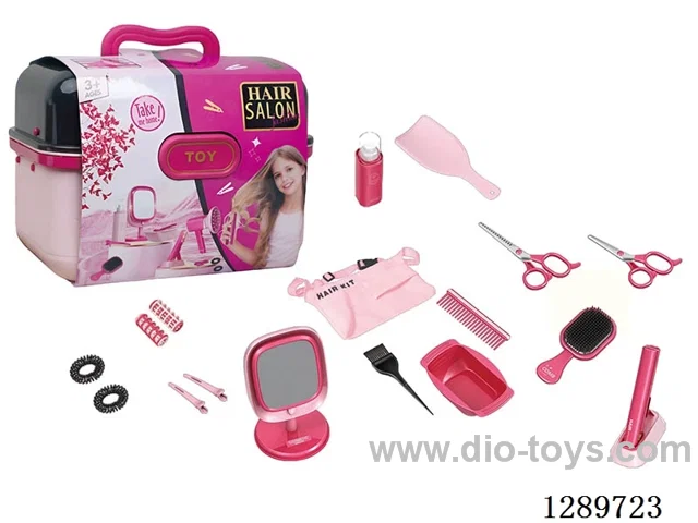 Hair Styling Set (21-PCS Hair Straightener and Makeup Mirror Set)