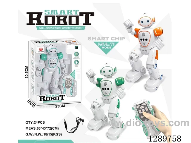 Remote-Controlled Gesture-Sensitive Robots (included battery)