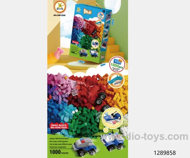 1000pcs building block