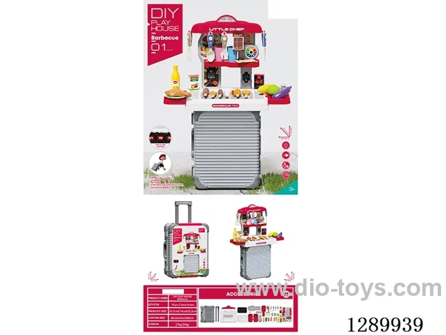 Large Trolley Barbecue Set