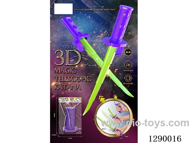 3D Retractable Martial Arts Knife