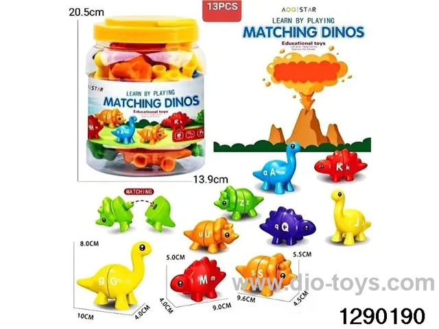 26case letter dinosaur DlY(13 pcs)