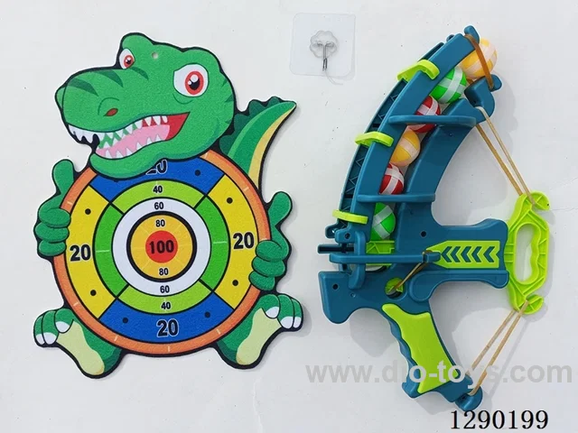 Dinosaur Target (1 Bow, 3 Balls, 1 Hook)