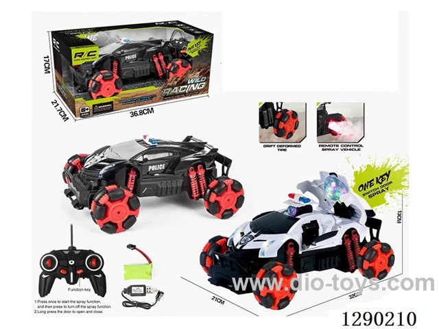 rc car with spray included battery