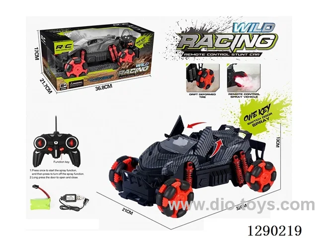 rc car with spray included battery