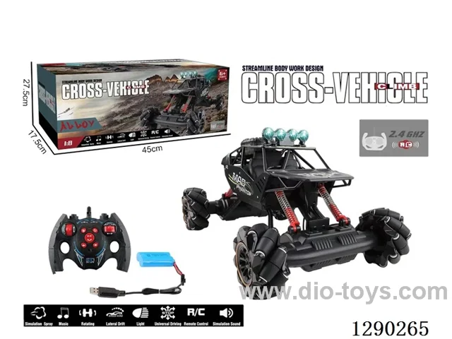 1:8 rc stunt car included battery