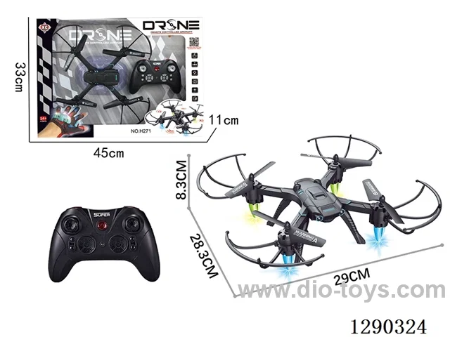 Altitude-Hold Quadcopter (with Wrist-Worn Remote Control) included battery