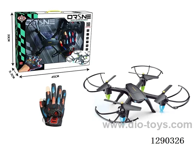 Altitude-Hold Quadcopter (with Glove-Style Remote Control) included battery