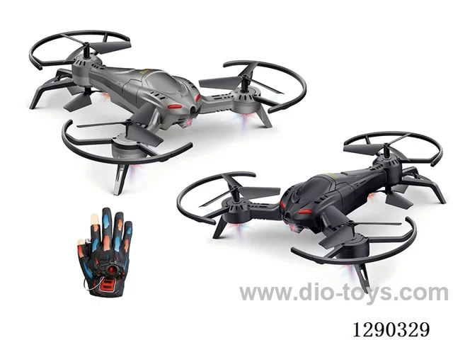 Altitude-Hold Quadcopter (with Glove-Style Remote Control) included battery