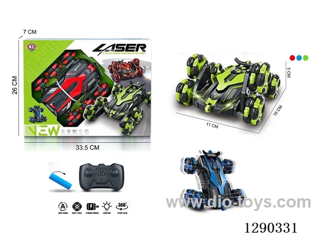 2.4G rc stunt car included battery