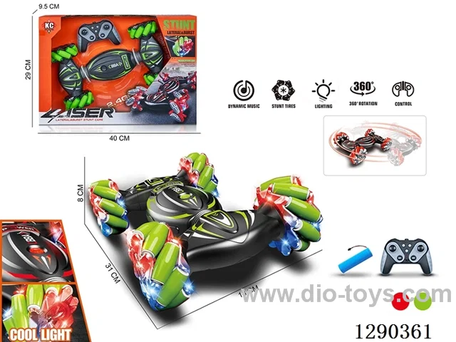 2.4G 7ch RC stunt car included battery