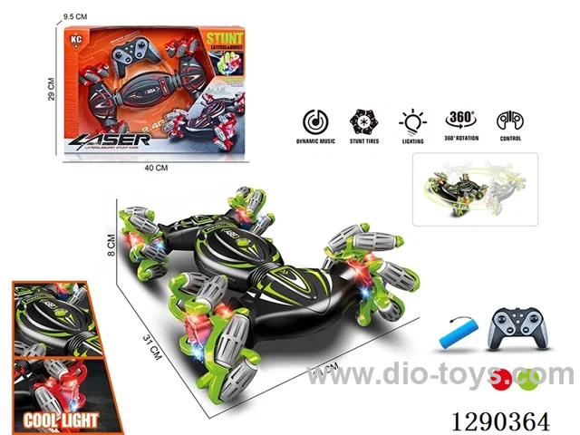 2.4G RC stunt car included battery