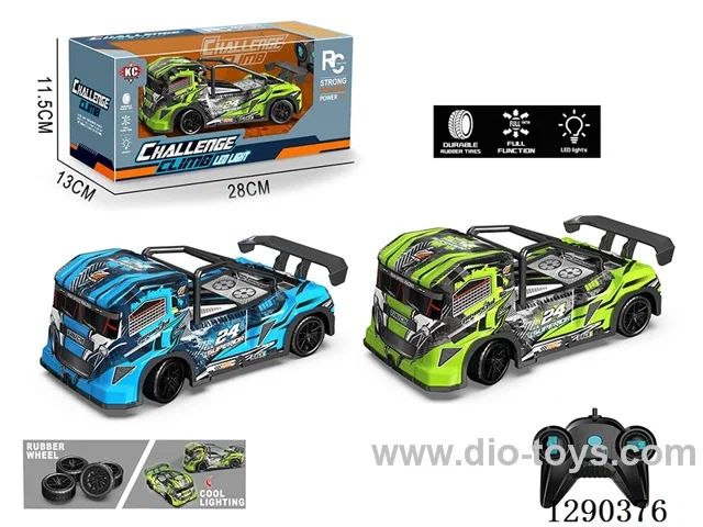 1:20 40MHZ 4ch rc car with light not included battery