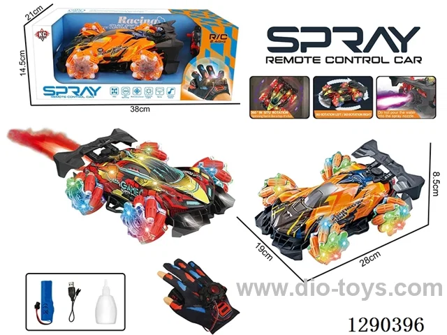 RC Stunt Car with Glove-Style Remote Control included battery