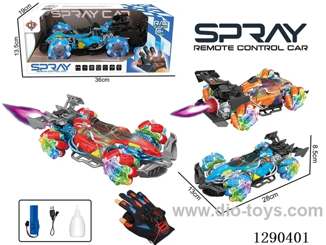 RC Stunt Car with Glove-Style Remote Control included battery