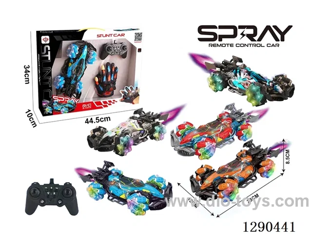 RC Stunt Car with Handheld Remote Control 3 colors included battery