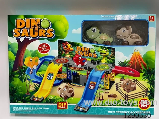 Wind-Up Dinosaur + Track