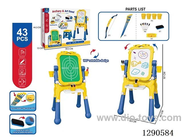 Vertical writing board 2 in 1