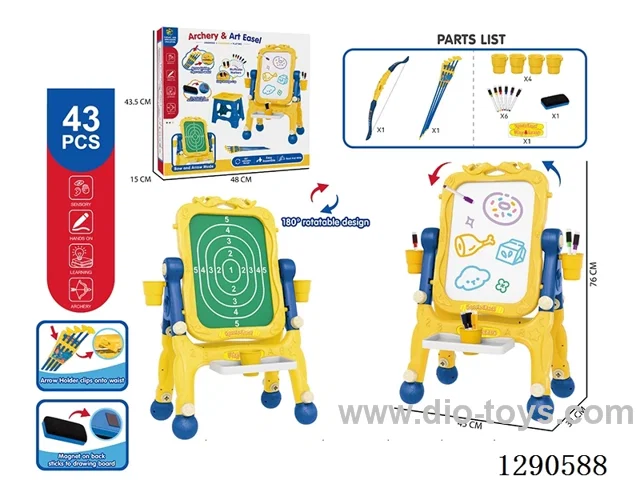Vertical writing board 2 in 1