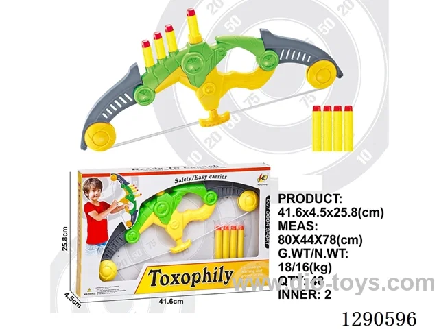 40.6 cm bow and arrow + 4 soft bullets