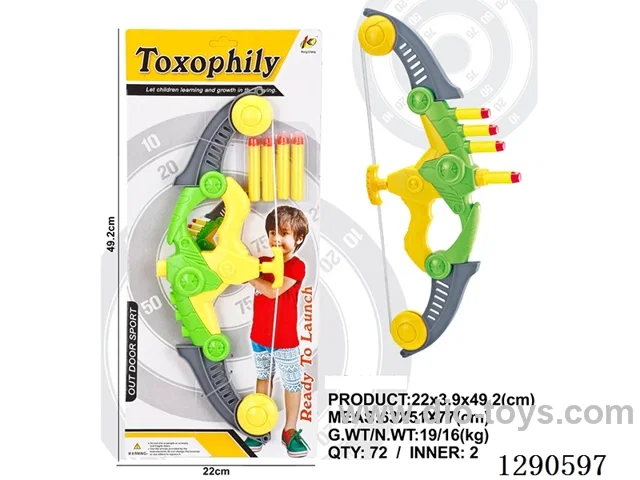 40.6 cm bow and arrow + 4 soft bullets