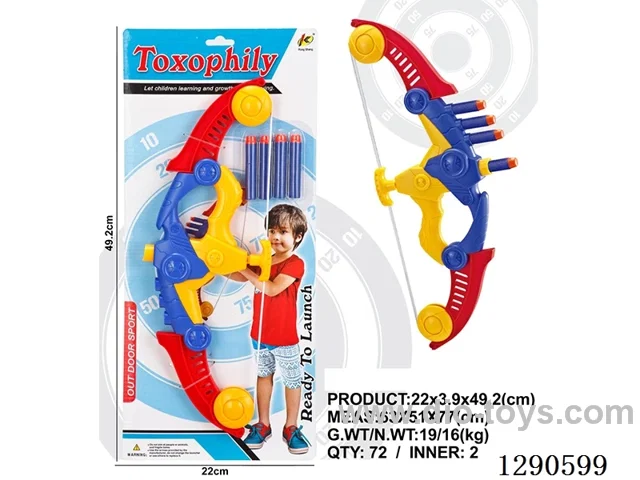 40.6 cm bow and arrow + 4 soft bullets