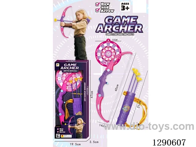 41 cm Bow with Arrows / Quiver + Target