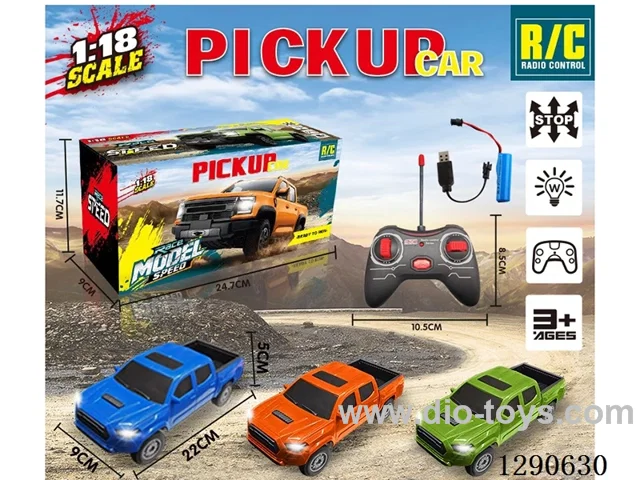 1:18 4ch rc car with light included battery