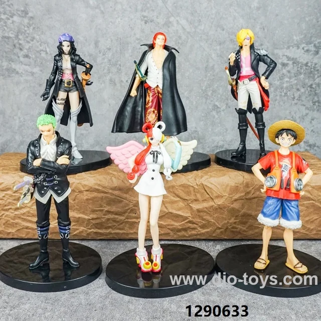 6-figure One Piece movie figurine set [optional] in opp bag