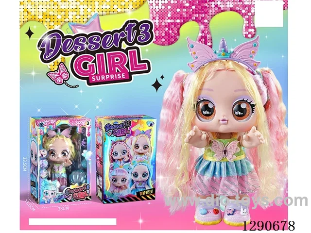 3rd Generation 12-Inch Surprise Sweetheart Music Kendi Doll (Includes Colorful Stickers + Blind Box Jewelry Case)