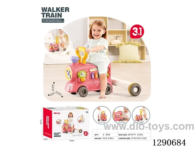 3-in-1 Steam Train (Red)not included battery