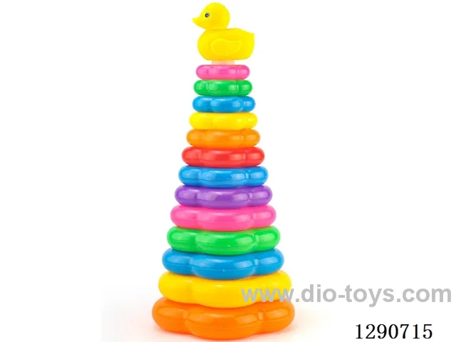 13-Layer Flower-Shaped Ring-Toss Duck