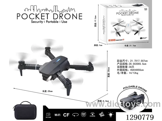 Innovative Foldable 2.4G Quadcopter with Altitude Hold, Wi-Fi, and HD Camera