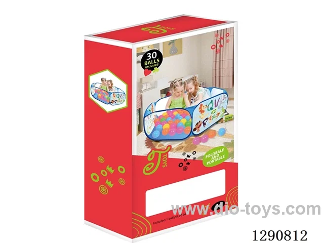 Cartoon Ball Pit + 30PCS Ocean Balls