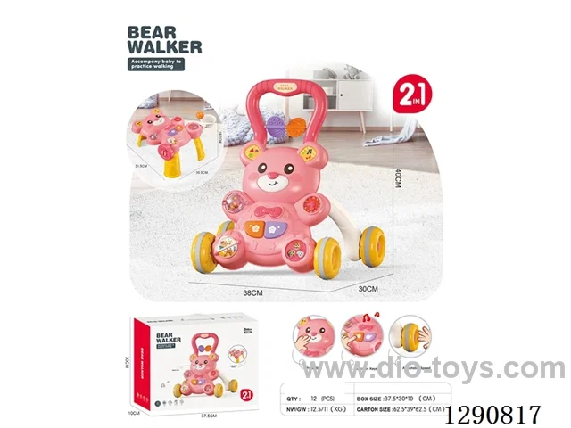 Bear 2-in-1 Walker (Red)