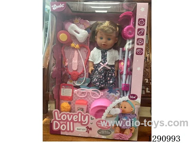 Eco-Friendly Doll Set (with Plastic Car)